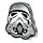 Emalj Pin - The Original Stormtrooper Hjälm