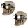 Steampunk Stil Dödskalle Ornament med Goggles