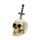 Dödskalle med Metallsvärd i Huvud Ornament