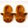 Highland Coo Ko Anti-Slip Plysch Tofflor EU39-41/UK6-8