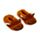Highland Coo Ko Anti-Slip Plysch Tofflor EU39-41/UK6-8
