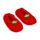 Foodiemals Jordgubbe Anti-Slip Plysch Tofflor EU39-41/UK6-8
