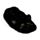 Lucky the Black Cat Svart Katt Anti-Slip Plysch Tofflor EU36-38/UK3-5