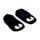 Adoramals Pingvin Anti-Slip Plysch Tofflor EU39-41/UK6-8