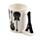 Headstock Guitar Gitarr Rock Keramikmugg med Format Handtag
