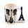 Headstock Guitar Gitarr Rock Keramikmugg med Format Handtag