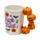 Spooky Trick or Treat Pumpor Keramikmugg med Format Handtag