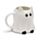 Spooky Kattspöke Formad Keramikmugg