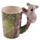 Mugg med dekal och koalaformat handtag
