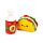 Frida the Taco & Hot Sauce Foodiemals Salt & Pepparset i Keramik