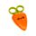 Foodiemals Cecil the Carrot Morot Sax för Barn i Hållare