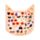 Spooky Klistermärken i Kattformad Stickerbok