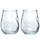 Skeletthand 2-Pack Tumblers i Glas