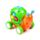 Press & Go Happy Snail Snigel Actionleksak