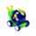 Press & Go Happy Snail Snigel Actionleksak