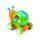 Press & Go Happy Snail Snigel Actionleksak