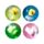 Springtime Anka High Bounce LED Blinkande Studsboll