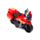 Motorcykel Friction Push/Pull Actionleksak