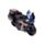 Motorcykel Friction Push/Pull Actionleksak