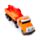 Construction Rescue Truck med Lyftkran Friction Push/Pull Actionleksak