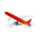 Flyline Jet Flygplan Friction Pull Back Actionleksak