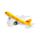 Flyline Jet Flygplan Friction Pull Back Actionleksak