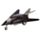Die cast Speed Thunder Pull Back Stridsflygplan Leksak