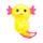 Klämmig Glitter Axolotl Stressleksak