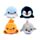 Adoramals Ocean High Bounce Plysch Studsboll