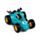Ödla Racingbil Friction Ljus & Ljud Push/Pull Actionleksak