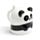 Pandarama Upp-Och-Nervänd Keramikmugg