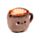 Foodiemals Cappuccino Plysch Lavendel Värmepåse