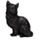 Svart Katt Soffa Världsfigurer