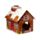 Jul Gingerbread Lane Lekhus för Katter - Bygg Det Själv 100% Kartong Katt Lekhus