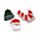 Jingle Bunch 3-Pack Jul Mini Hårklämmor