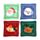 Jingle Bunch Jul Komprimerad Resehandduk