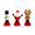 Jul Jingle Bunch Tomte, Snögubbe & Ren Solcellsfigur