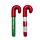 2-Pack Jul Festive Friends Candy Cane Formad Läppglans