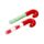 2-Pack Jul Festive Friends Candy Cane Formad Läppglans