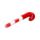 2-Pack Jul Festive Friends Candy Cane Formad Läppglans