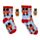 Festive Friends Jul Nutcracker Komprimerade Magiska Strumpor
