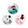 Jingle Bunch Jul High Bounce LED Blinkande Studsboll