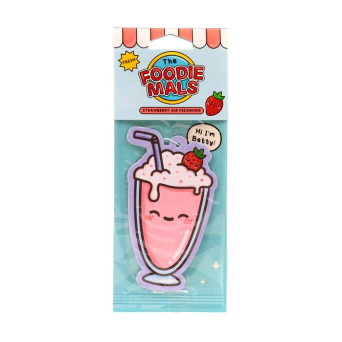 Jordgubb Foodiemals Betty the Milkshake Luftfräschare