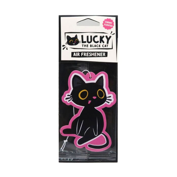 Körsbär Lucky the Black Cat Katt Luftfräschare