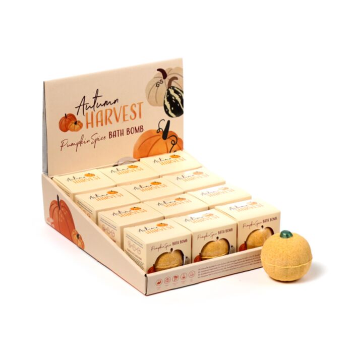Autumn Harvest Pumpaformad Badbomb i Presentförpackning