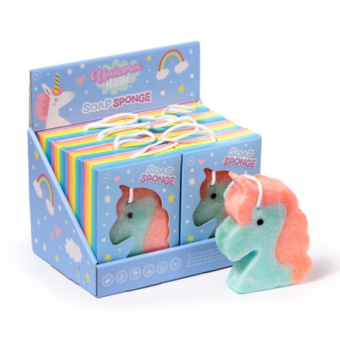 Unicorn Magic Enhörningsformad Tvålsvamp