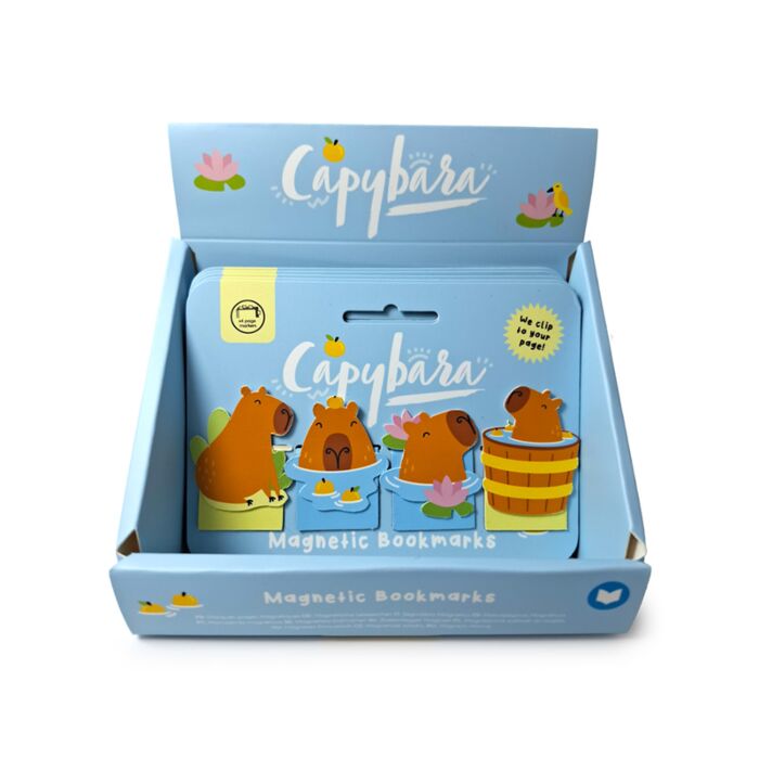 Capybara Magnetiskt Bokmärke-Set