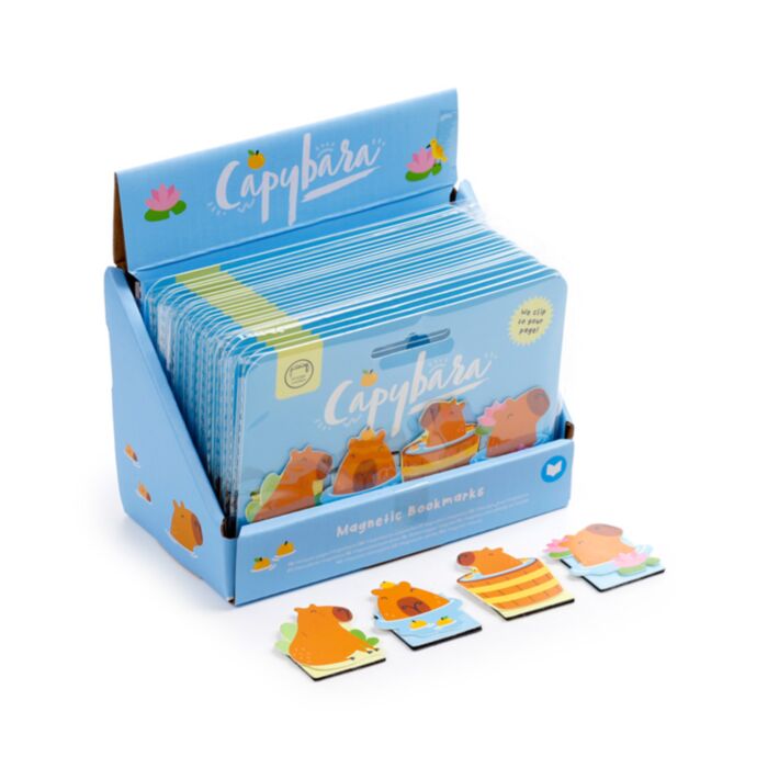 Capybara Magnetiskt Bokmärke-Set