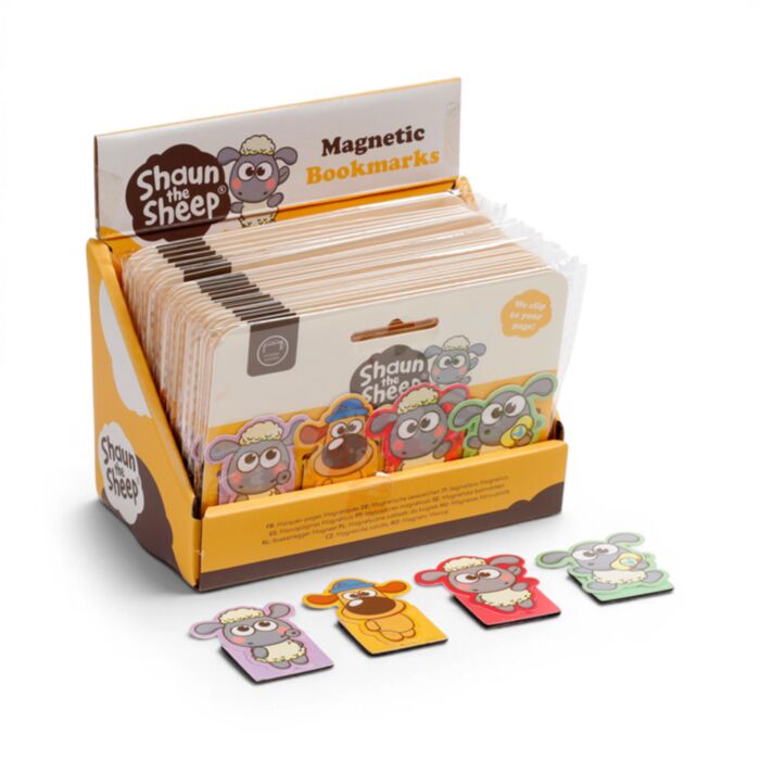 Kawaii Söt Shaun the Sheep Magnetiskt Bokmärke-Set