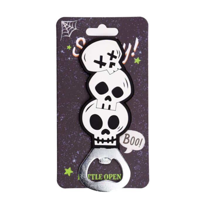 Spooky Dödskallar PVC Kapsylöppnare